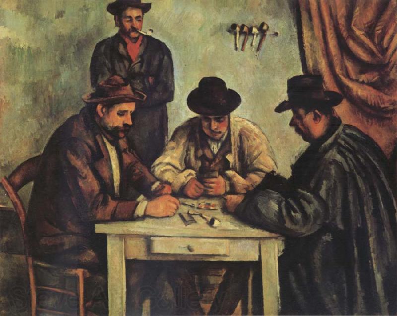 Paul Cezanne Les Foueurs de Cartes Spain oil painting art